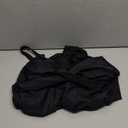 Blooming Jelly Women's High Waisted Bikini Sets Matel Tummy Control Swimsuits V Neck Twist Front Bathing Suit (X-Large, Black)