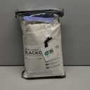 100% Blackout Shield Linen Blackout Curtains for Bedroom 84 Inches Long, Back Tab/Rod Pocket Living Room Drapes, Thermal Insulated Blackout Curtains 2 Panels Set, 50" W x 84" L, Cream