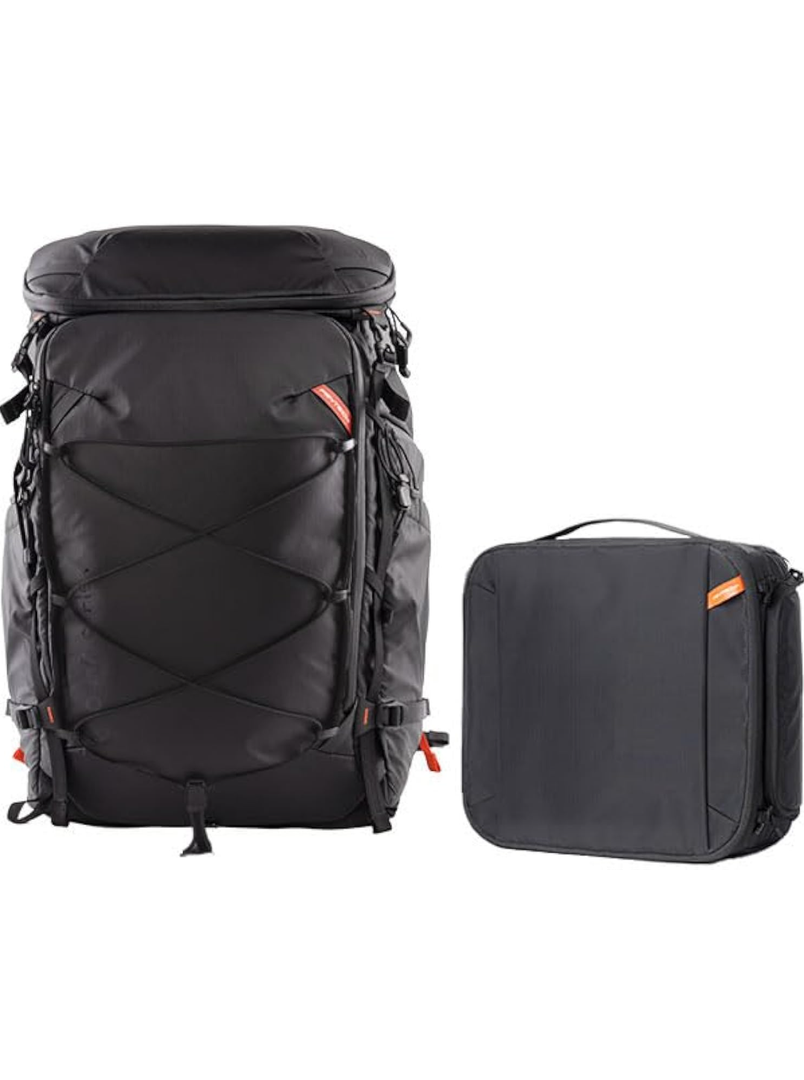 PGYTECH OnePro Flex Backpack 30L+Camera Insert Bag M, Fits DSLR/SLR/Mirrorless Cameras/Lenses and Other Gear, Lightweight Outdoor Hiking Bundle for Photography, Travel Bag with Laptop Compartment