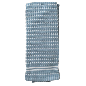 KitchenAid Hand Dish Towel Kitchen Cloth Light Jean Blue Stripe Dots 100% Cotton Pack of 2 KitchenAid Hand Dish Towel Kitchen Cloth Light Jean Blue Stripe Dots 100% Cotton Pack of 2