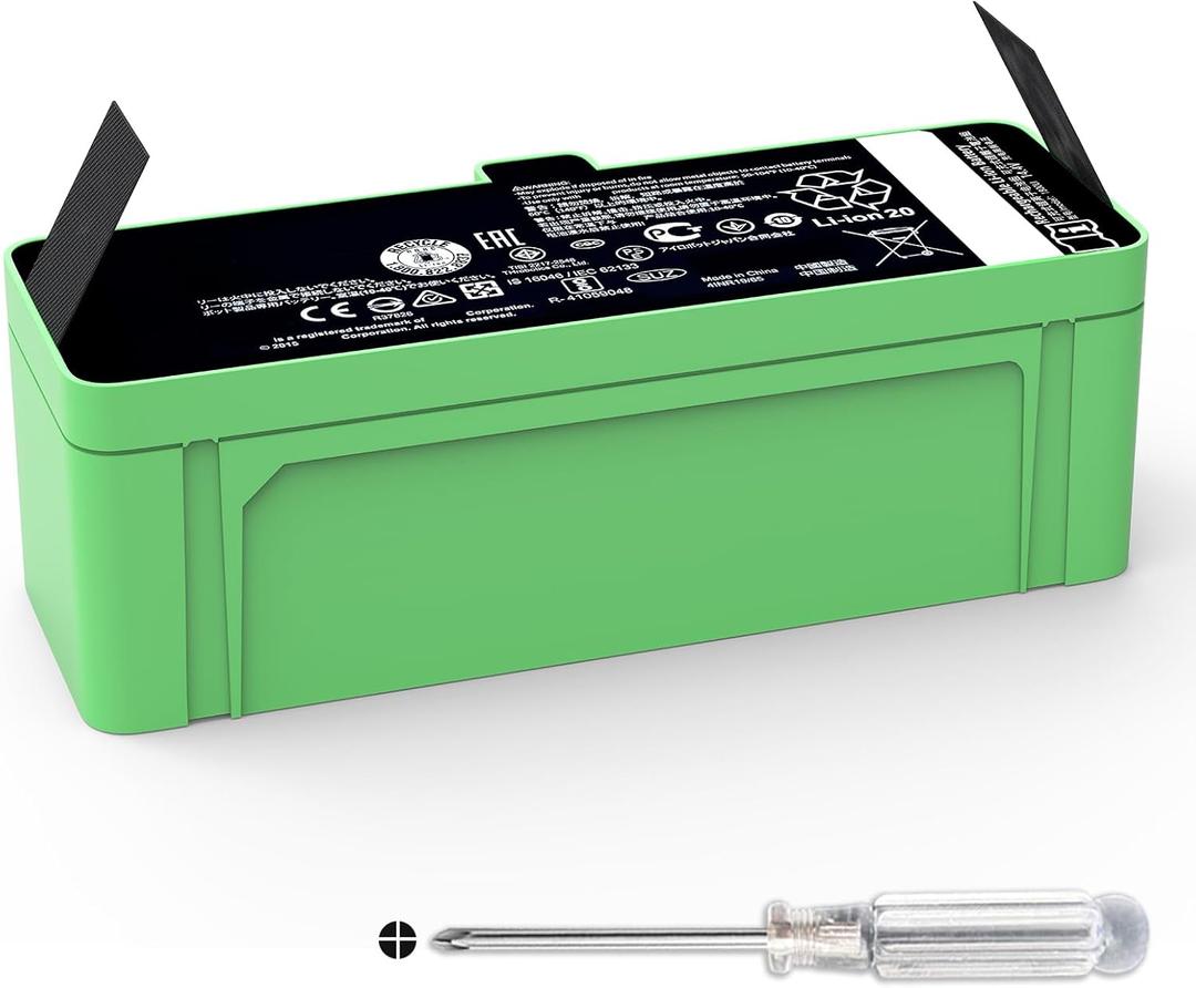 Upgraded 3300mAh Replacement Battery for iRobot Roomba 500 600 700 800 900 Series Compatible with Roomba 960 965 970 895 890 877 860 850 805 695 690 680 677 675 670 665 640 4376392 1800LI 14.4V 48Wh