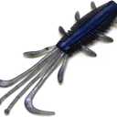 Adygil Fishing ADSL210/BRC55 Soft Silicone Lures for Bass, Trout, Crappie, 60pcs/Pack, 6 Colors, 10pcs Each Color.