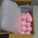 Vinsot 6 Sets Baby Shower Games Bridal Funniest Baby Shower Play, Interactive Shaking Balls for Boy or Girl, Table Tennis Twerk Game (Pink)