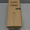 OKELI Modern Pendant Lights, Black LED Pendant Lights Fixtures,3 Color Pendant Lighting for Kitchen Island, Bar,12W,3000K-6000K,ETL(1pack)