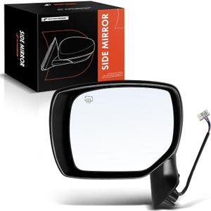 A-Premium Driver Side Power Door Mirror Compatible with Subaru | for Forester 2013-2018 - Heated Manual Folding Black Outside Rear View Mirror - Replace# 91036SG322, 91036SG323