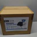 10" Black Dryer Vent Cover - 304 Stainless Steel Wall Cap, Screen and Damper
