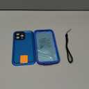 SPORTLINK Design for iPhone 14 Pro Max Case Waterproof - Shockproof Dustproof Phone Case with Screen Protector for iPhone 14 Pro Max, Full Body Protective Case 6.7'' Blue