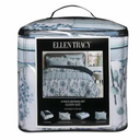 Ellen Tracy Delphi 6pc Comforter Quilt Set - Blue