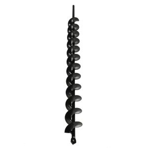 1.75Inch Wide 24Inch Long Metal Earth Auger Drill Bit, Garden Plant Flower Bulb Auger Rapid Planter Bulb Compatible Augers Machine Head with 8mm Diameter Non-Slip Hex Shank