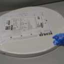 KOHLER 20111-0 Brevia, Slow Close Toilet Seat, Round Toilet Seat, Grip-Tight Bumpers Quick-Attach Hardware, White