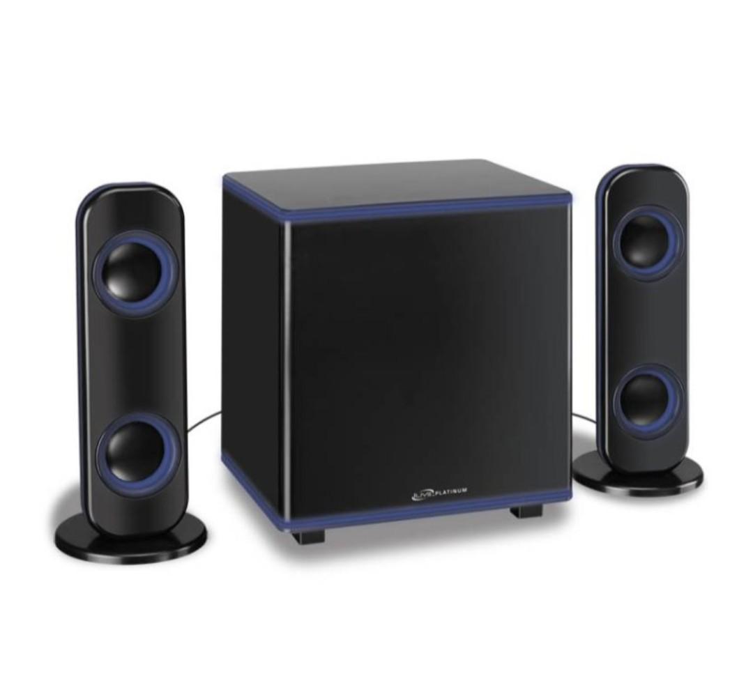 Wireless 2.1 Home Music System with LEDs (IHB26B)