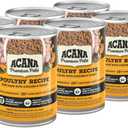 ACANA Premium Pate in Bone Broth Grain-Free Wet Dog Food Variety Pack: Beef + Poultry Recipes 12.8oz Cans (6 Count, 3 of Each)