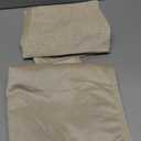 vivrudil Decorative Chenille Luxury Throw Pillow Covers with Wide Edge, Textured Solid Pillowcases, Soft Velvet Cushion Cover Home Décor for Couch Sofa Chair Bed, 18x18 Inch, Set of 2, Light Beige