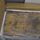 HCHQHS Adjustable 6 Tier Open Bookcase, Rustic Farmhouse Book Shelves, Industrial Wood and Black Metal Bookshelves, Mid Century Bookcase for Home Office Living Room Bedroom