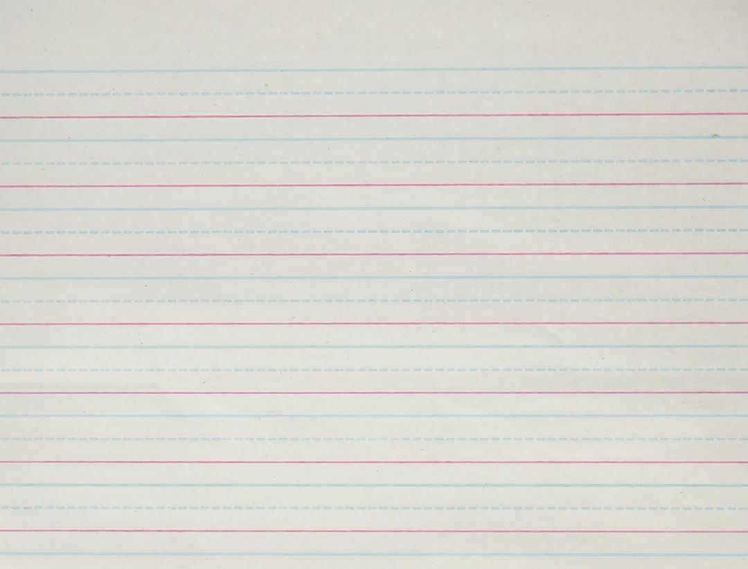 PACON Newsprint Handwriting Paper, Dotted Midline, Grade 1, 5/8" x 5/16" x 5/16" Ruled Long, 10-1/2" x 8", 500 Sheets,Blue/White/Red