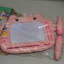 Unicorn Toddler Girl Toys Age 3-5, Colorful Magnetic Drawing Board, Learning Toy for 3 4 5 Year Old Baby, Portable Magna Kids Doodle Travel Essentials, Mess-Free Etch Sketch, Christmas Birthday Gifts (Pink)