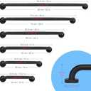 supregear Bathroom Grab Bar, 24 in Non-Slip 201 Stainless Steel Bathroom Safety Grab Bar Oil Rubbed Black Hand Rail for Bathtub Toilet Kitchen Bedroom Shower, Concealed Screw Wall Mounted