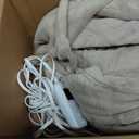 Electric Heated Blanket Full Size 72"x84", Ultra-Soft Heating Blanket with 5 Heat Levels & 10-Hour Auto Off, Fast Heating for Winter Comfort, Grey