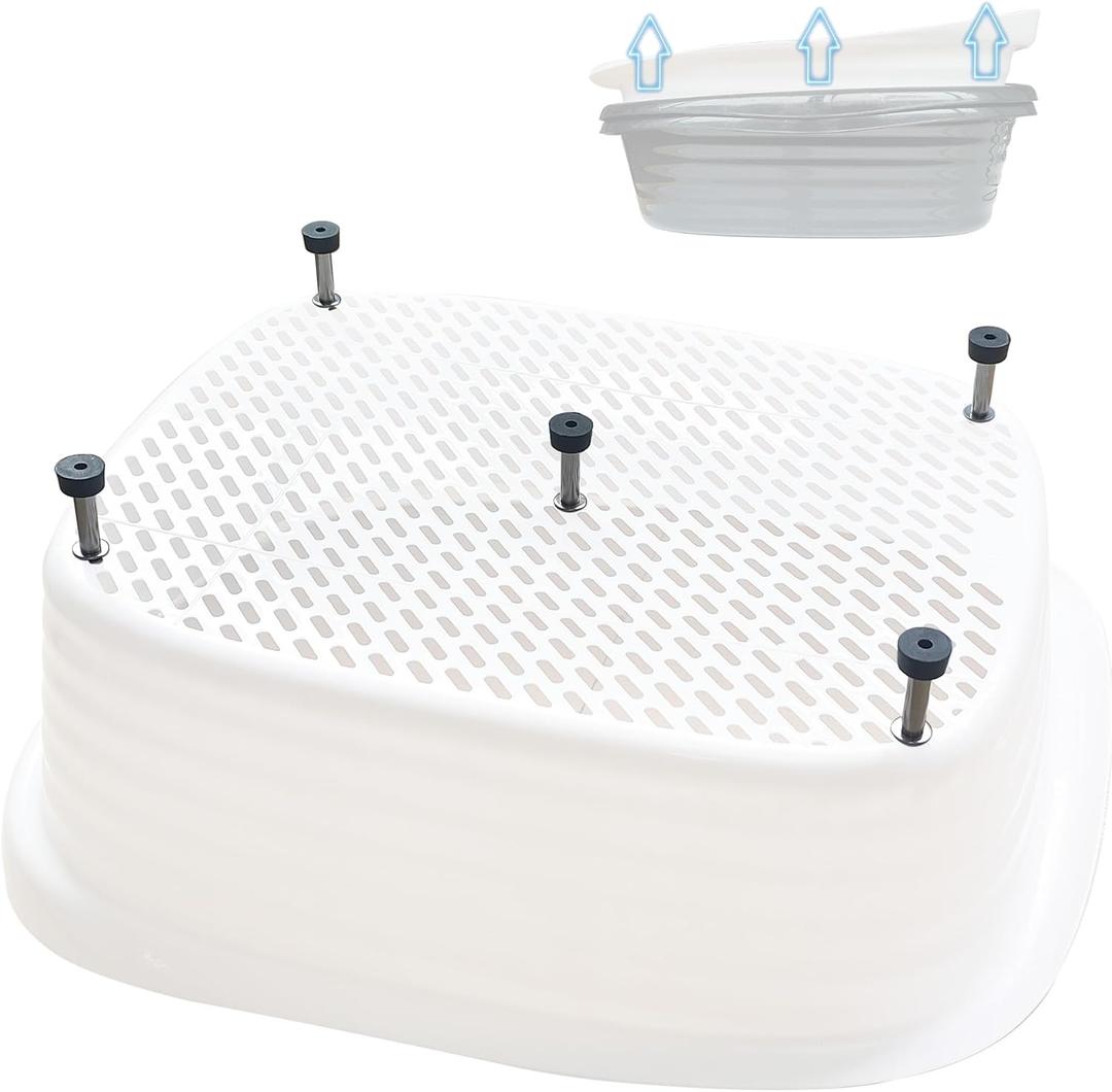 6pcs Raised Foot Pads for Cat Sifting Litter Box