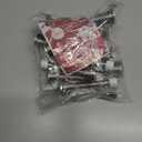 2 x Jack N Drill 15 Pack Spring Door Stoppers for Bottom of Door, 100% Child & Pet Friendly, 3.1" Heavy Duty Satin Nickel Door Stop for Wall Protection, Doorstops for Inside Door with Rubber Bumper Tip