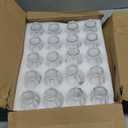 QAPPDA Shot Glass Set, Whiskey Shot Glasses,Heavy Base Shot Cups 4.5oz,Cocktail,Rocks Glasses,Mini Glass Cup For liqueur,Double Side Cordial Glasses,Tequila Vodka Cups Set Of 20