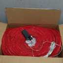 BRIGHTDECK Outdoor Christmas Ornaments, Lighted Pop-Up Outdoor Holiday Ball Decoration with 80 LED Lights, 8 Light Modes, Lighted Collapsible Holiday Decorations for Yard, Home (Red)