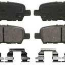 Wagner QS ZD1393 Disc Brake Pad Set, Chamfered Edges for Smooth, Quiet Stops, Fits 2011–2020 Nissan Altima, 2014–2020 Nissan Rogue