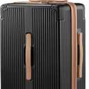 LOVEVOOK Carry On Luggage 22x14x9 Airline Approved, 20 Inch Hard Shell Suitcases with Spinner Wheels, PC Hardside Small Carry On Suitcase with TSA Lock for Women Men Travel