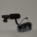 Camera Microphone, Video Microphone for DSLR Close Interview Shotgun Mic for Canon Nikon Sony Fuji Mic with Windscreen, Compatible with Camera with 3.5mm (1/8") TRS Plug
