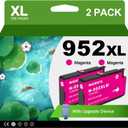 NEXTPAGE 952XL Magenta Ink Cartridges with Upgrade Device Replacement for HP 952XL 952 XL for HP Officejet Pro 7740 8720 8710 8210 8715 8740 8702 8730 8725 Printers (952XL Magenta High-Yield 2 Packs)