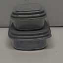 Fit+ Fresh, Lunch Box, Gray, 2 Pcs with Lids