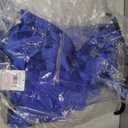 Women's Glimmer Night Satin Dress (Blue, Size 13)