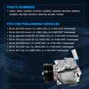 22301C Air Conditioner AC Compressor with Clutch Fits for 2013-2021 Encore, 2020-2021 Encore GX, 2013-2020 Sonic, 2013-2021 Trax 1.2L 1.3L 1.4L, Replace OE 98495 42783843