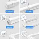 4'' 13Ft Mini Split Line Set Cover with Flexible Pipe, Upgrade PP Heat-Resistant & Paintable, Central AC and Heat Pumps-Full Set, No Other Parts Needed