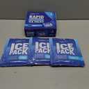 Rapid Performance Reusable Ice Packs for Coolers or Lunch Box | 4 Pack | Cold for Up to 12 Hours | Ice Packs for Cooler, Long Lasting for Camping, Beach