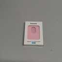 Magnetic Wallet Cell Phone Card Holder for Phone Case with Mag-Safe, Stronger Magnetic RFID Leather Phone Wallet Stick on Series of iPhone 17/16/15/14/13/12 and Pro/Promax, Pink