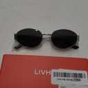 livho 2025 Trendy Oval Sunglasses - Stylish Polarized Shades for Everyday - Retro Metal Frames