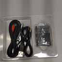 1Mii Bluetooth 5.3 Transmitter Receiver for TV to Wireless Headphones, Dual Link AptX Adaptive/Low Latency/HD Audio, Aux Adapter for Home Stereo, Airplane, Boat, Gym (Black)