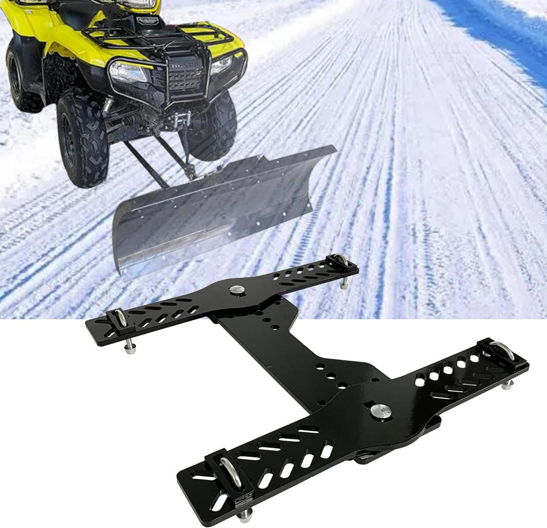 Universal ATV Plow Mount with Black Powder Coating Rust Prevention Used to Connect plows #105745#10-5745 OEM Complete Installation Accessories