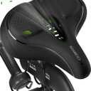 ROCKBROS Oversized Bike Seat for Peloton Bike+ Seat Replacement Wide Comfortable Bike Seat Cushion Exercise Bike Seat, Black