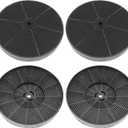 4Pcs Carbon Charcoal Filters Replace for WRHF004S2 W109C30W W109C30B W109C30 W108C30B, Compatible with Winflo 30 Convertible Under Cabinet Ductless and Stainless Steel Glass Island Range Hood