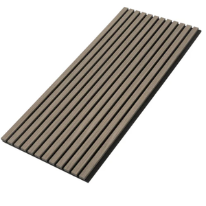 FCWVP Acoustic Slat Wood Wall Panels for Interior Wall Decor | 3D Wall Panel | Soundproof Paneling | Set of 2-43.3IN Height-Walnut