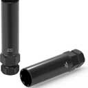 2 Piece Small 6 & 7 Spline Lug Nut Socket, Wheel Lock Key for Easy Installation and Removal of Aftermarket Spline Drive Wheel Locking Lug Nut