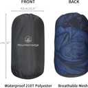 MOUNTAINLODGE Storage Sack for Sleeping Bag 110L Polyester and Mesh Extra Large Capacity for Sleeping Bag Hiking, Travelling and Camping