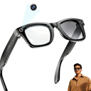 MNVOEQ AI Smart Glasses with 4K Camera/Video Recording/Bluetooth for Men & Women/HandsFree Recording Glasses with Audio, AIPowered Wearable Tech/FirstPerson Camera/Travel/Bussiness/Sports/Drive