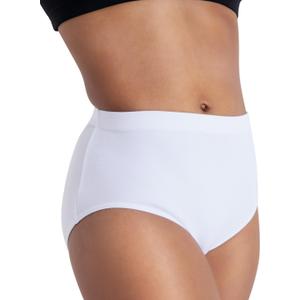 Capezio womens Team Basic Brief (Medium, White)