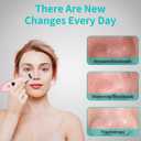 Face Scrubber Skin Spatula - Blackhead Remover Deep Cleansing Tool for Pore Extraction, 4-in-1 Fast Charging Dock Blackhead Remover Face Spatula for Facial Skincare Women Gift (Pink)