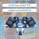 Vvinca Toddler Swim Vest for Kids 13-30-50 lbs Boys Girls Puddle Kids Jumper Toddlers Pool Floaties Jacket with Adjustable Crotch Strap Sleeves Shoulder for 1-5 Years Old Baby Infant Learn to Swimming (02 Deep Blue Whale)