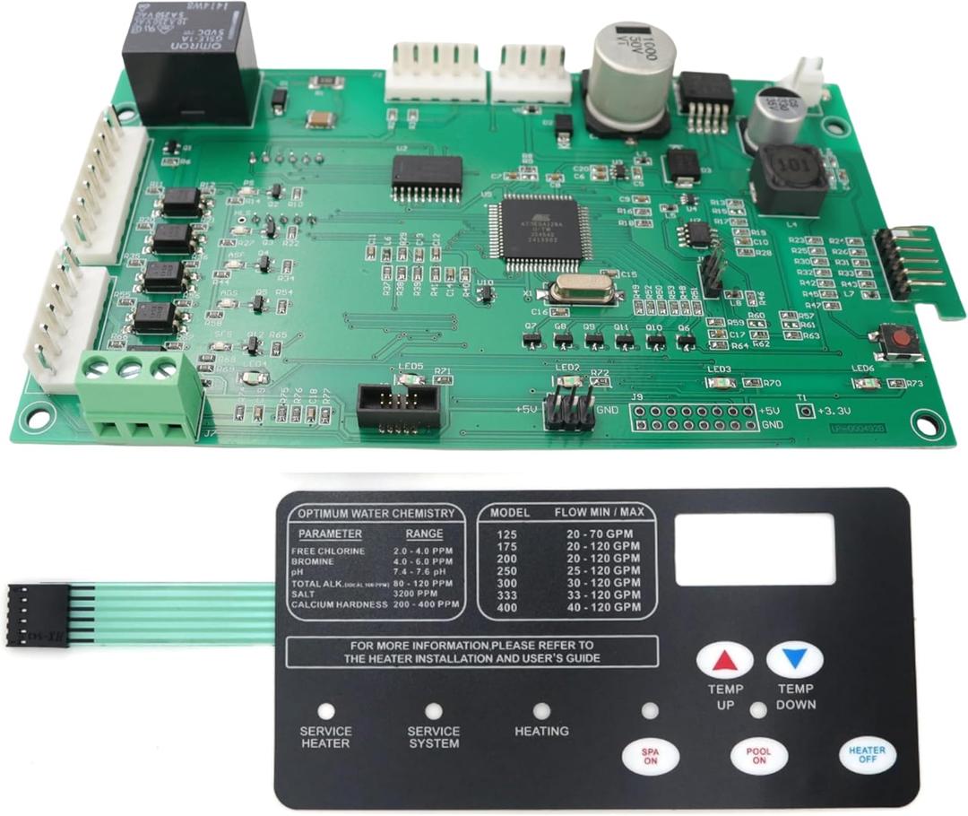 42002-0007S Swimming Pool Heater Control Board Kit Replacement for Pentair Control Board KitCompatible with Swimables 42002-0007S
