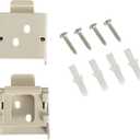 Universal Replacement mounting Brackets for Roller Blinds (Top Rail Spring BuckleBeige) (Type 1 Beige)